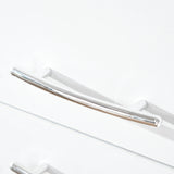 easycomfort easycomfort mobile dispensa multiuso con 2 armadietti e mensole regolabili legno truciolare 59x31x155cm bianco