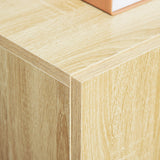 easycomfort easycomfort mobiletto multiuso a 2 ante per soggiorno o ufficio 70x39x70cm color legno