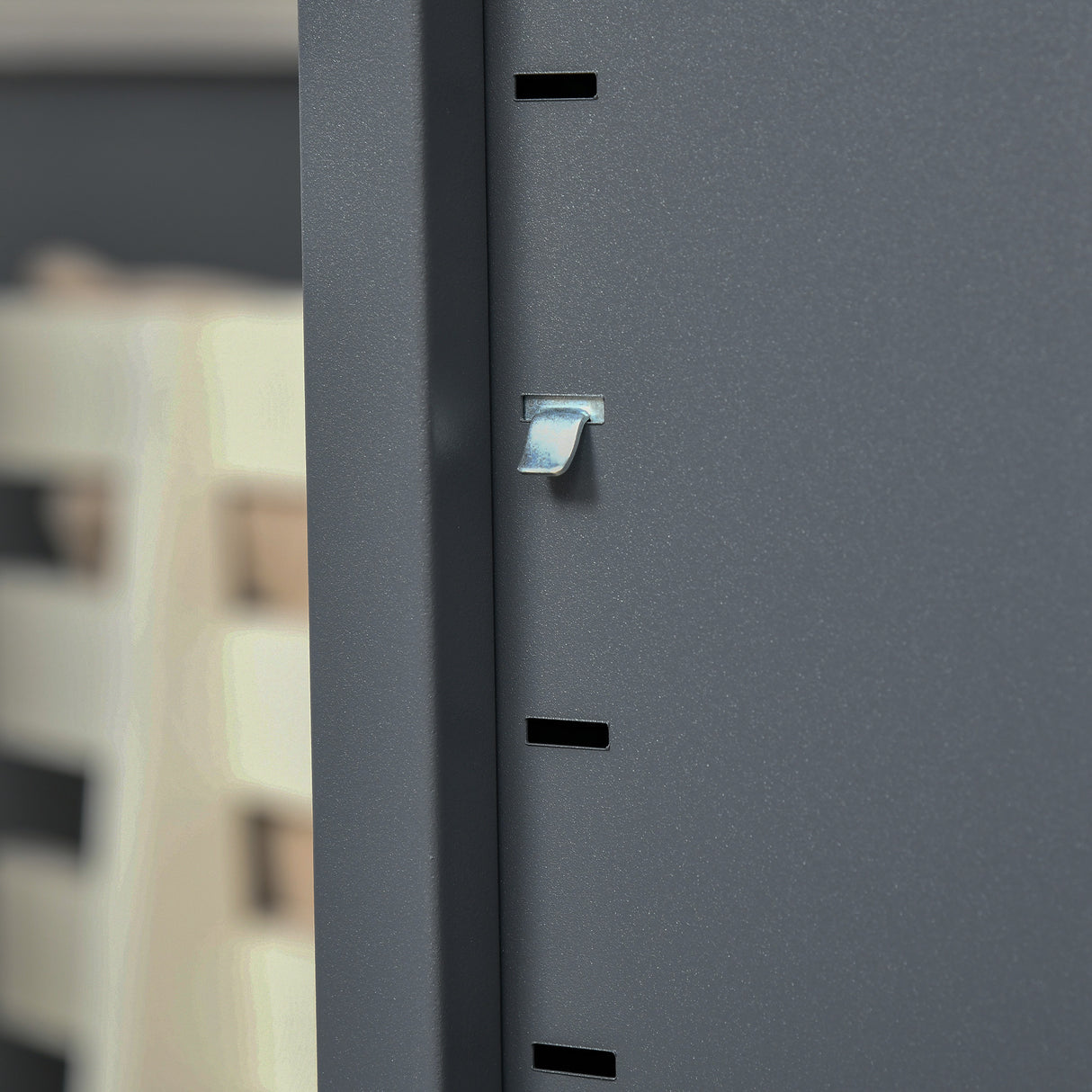 easycomfort easycomfort mobiletto multiuso a 2 ante stile industriale armadietto metallico per casa e garage grigio