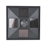 easycomfort easycomfort lampione da giardino led a pannelli solari nero 120cm ean 8054111841153