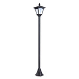 easycomfort easycomfort lampione da giardino led a pannelli solari nero 120cm ean 8054111841153