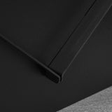 easycomfort easycomfort braciere da giardino in acciaio quadrato con maniglie 50x45x30cm nero