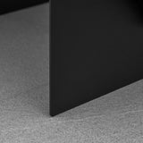 easycomfort easycomfort braciere da giardino in acciaio quadrato con maniglie 50x45x30cm nero