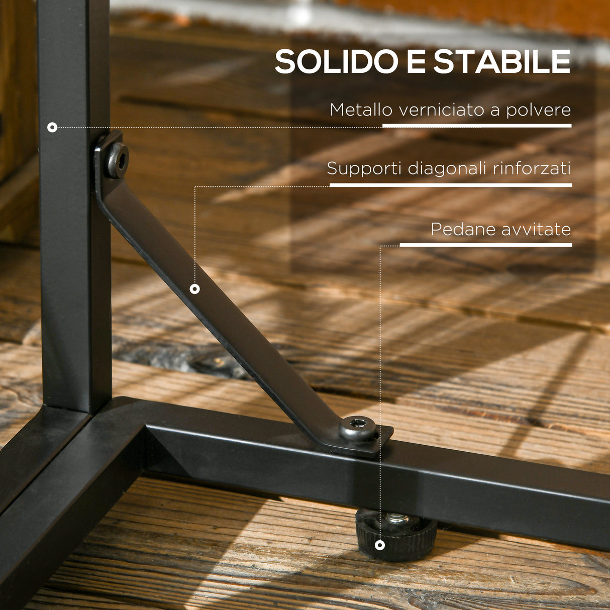 easycomfort easycomfort legnaia da esterno in metallo con tetto in policarbonato capacita 2100kg 185x67x185 nero