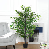 easycomfort easycomfort albero baniano artificiale pianta finta interno ed esterno alta 145cm ean 8054111843829