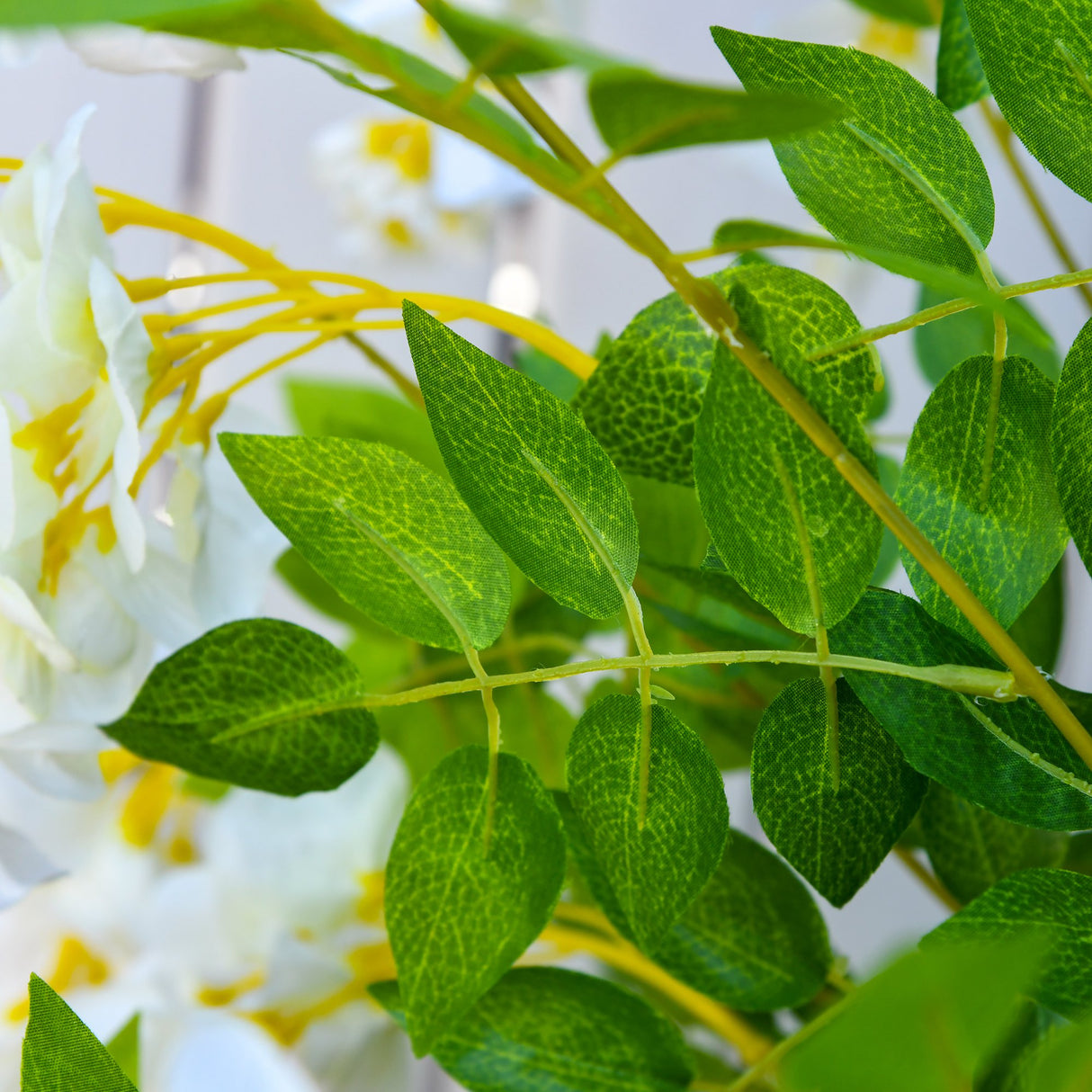 easycomfort easycomfort pianta artificiale glicine bianco finto 165cm per interni ed esterni ean 8054144135786