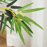 easycomfort easycomfort bambu in vaso artificiale decorazione da interno ed esterno altezza 120cm verde