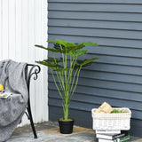 easycomfort easycomfort monstera artificiale 13 foglie e vaso alta 85cm per interno ed esterno ean 8054111846448