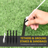 easycomfort easycomfort babbo natale gonfiabile con occhiali da sole luci led e gonfiatore incluso 89x44x178cm