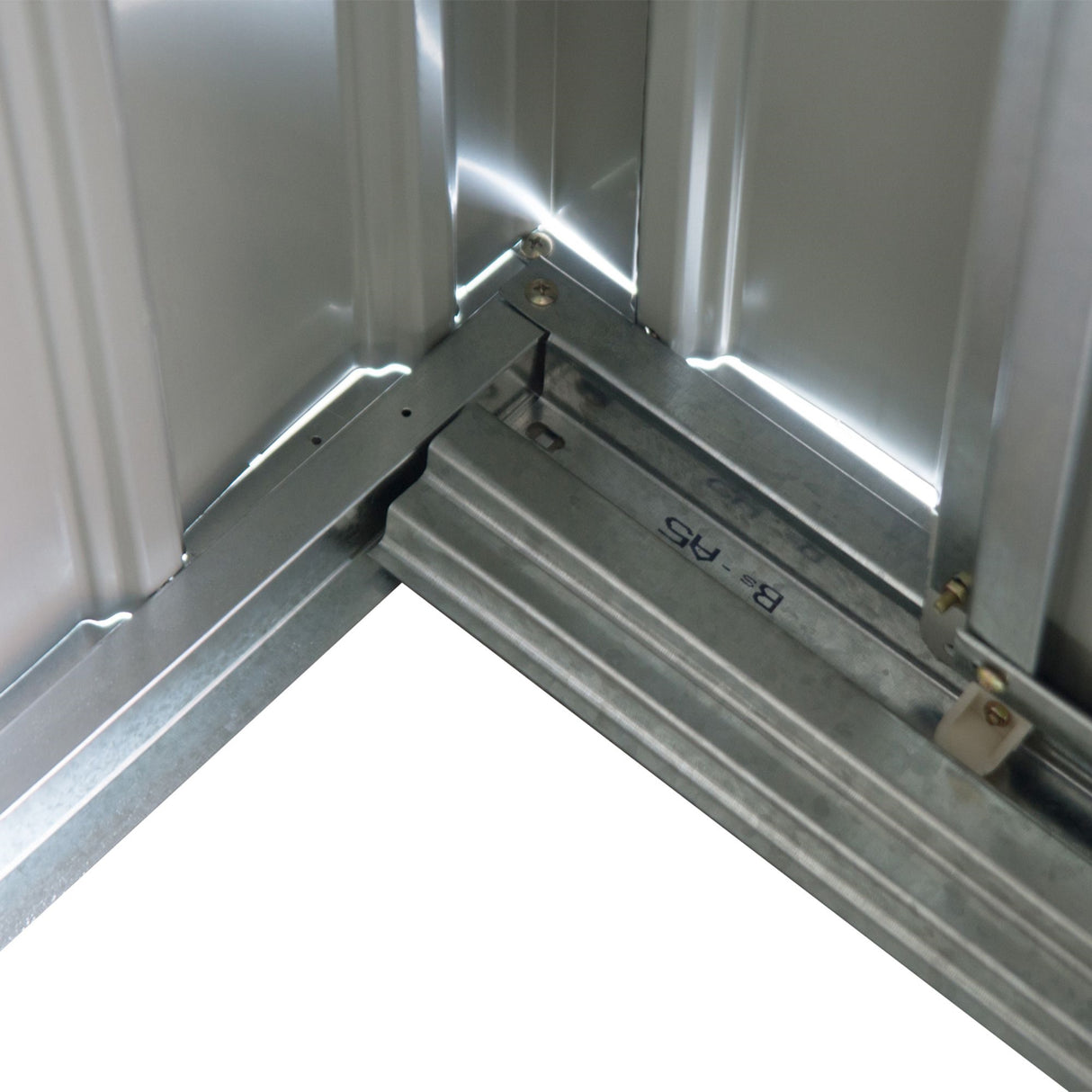 easycomfort easycomfort casetta da giardino porta utensili in lamiera di acciaio capanno da giardino in acciaio con porte scorrevoli 213x130x185cm verde