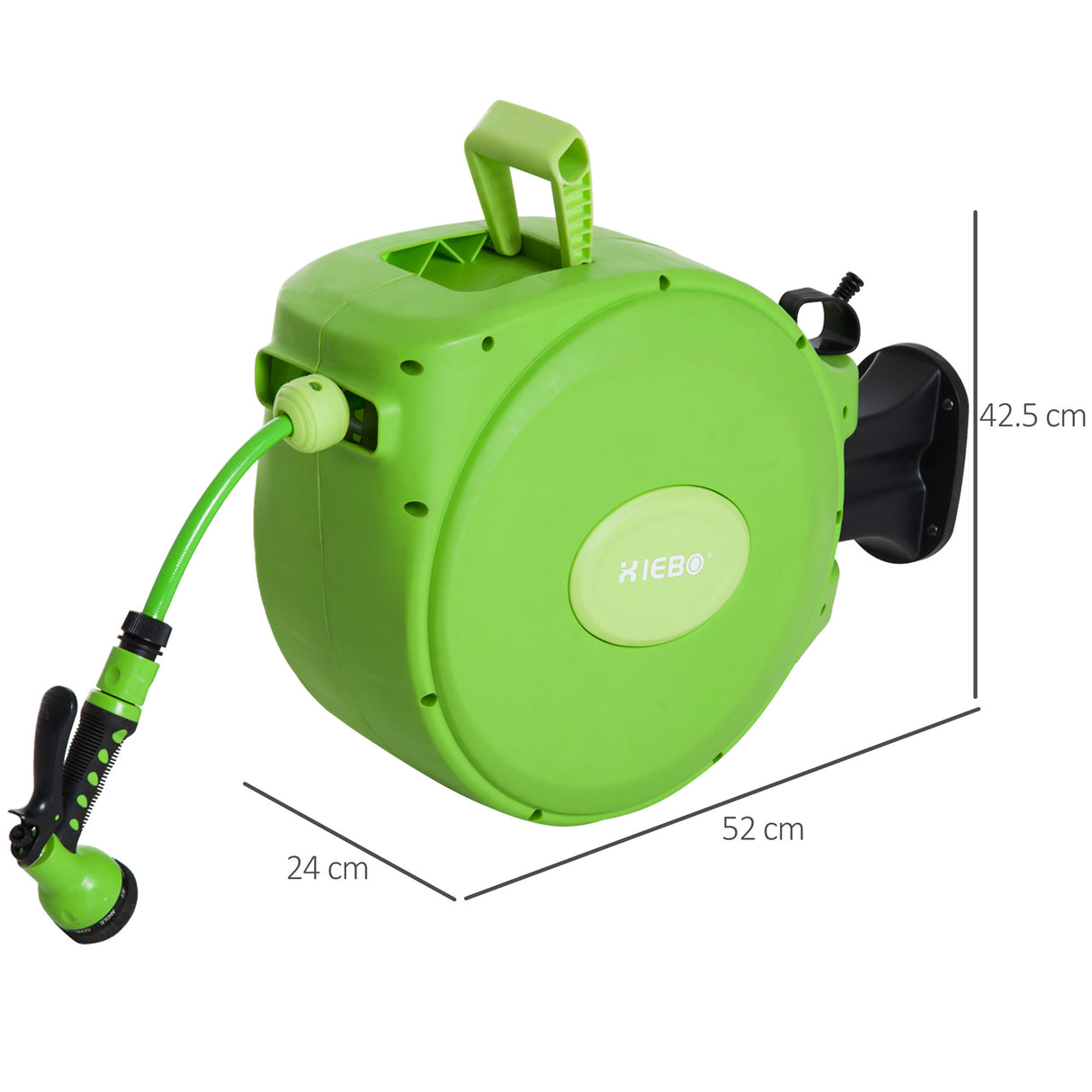 easycomfort easycomfort rullo avvolgitubo riavvolgimento automatico con ugello multifunzionale giardino 20 metri ean 8054144138862