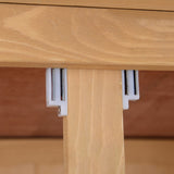 easycomfort easycomfort casetta da giardino legno con porta doppia mensole e finestre 127 5x50x164cm