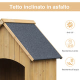 easycomfort easycomfort casetta porta attrezzi da giardino in legno impermeabile con porte e mensole ean 8054144133607
