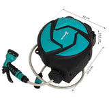 easycomfort easycomfort avvolgitubo da giardino automatico fissaggio a parete orientabile con tubo da 10m 295 x 165 x 33 ean 8054111843386