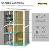 easycomfort easycomfort casetta da giardino in legno di abete impermeabile capanno attrezzi da esterno 75x56x115cm