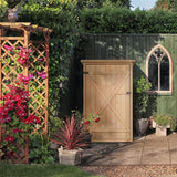 easycomfort easycomfort capanno attrezzi da esterno in legno abete impermeabile 75x56x115 cm ean 8054144132280