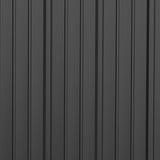 easycomfort easycomfort casetta da giardino porta utensili in lamiera acciaio con serratura 161 5x94 5x196cm nero