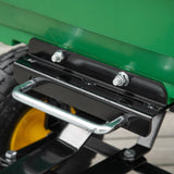 easycomfort easycomfort carrello da giardino 75l in acciaio e pp con vasca ribaltabile e maniglia 109x52x94 cm verde