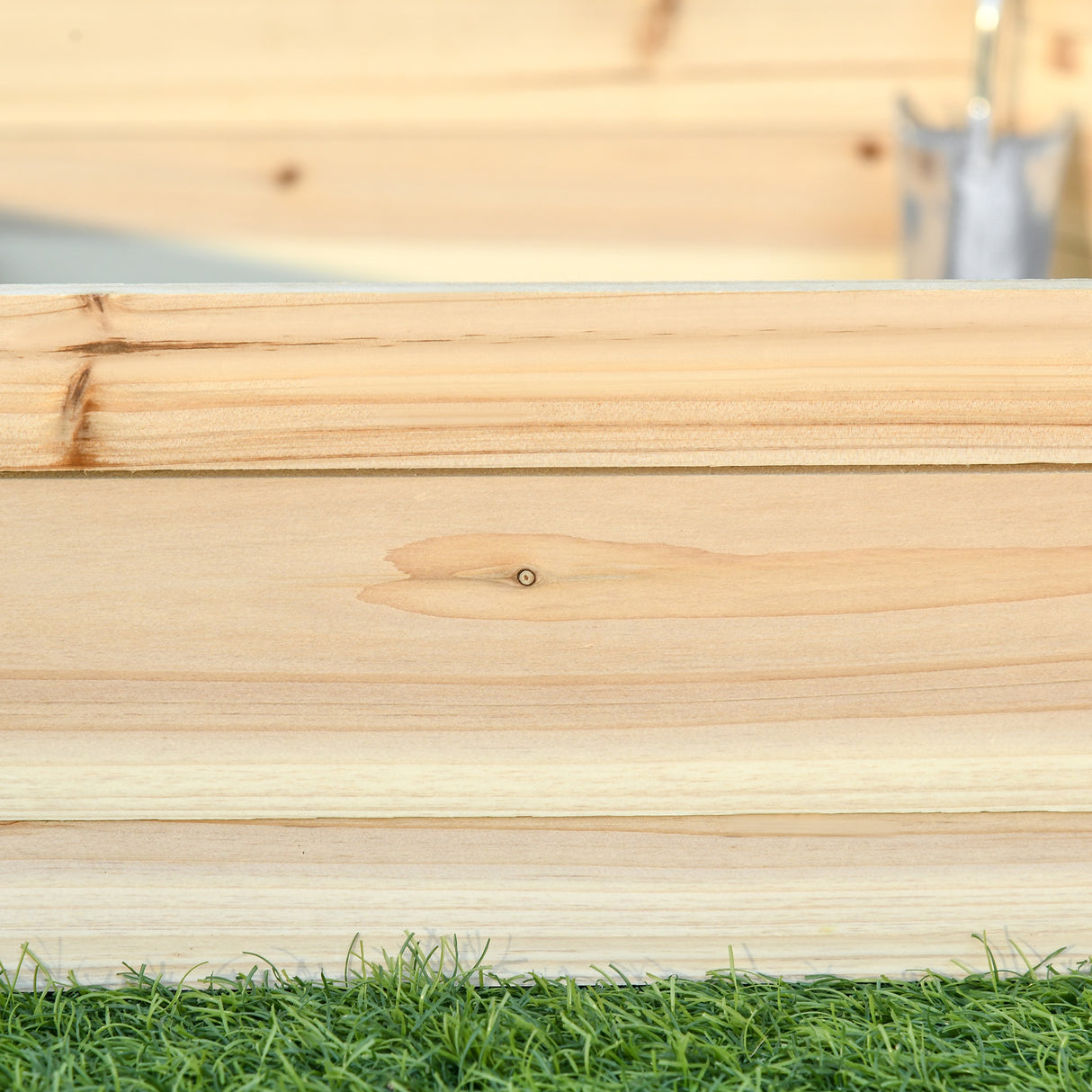 easycomfort easycomfort letto per orto senza base e con struttura a incastro in legno 100x92x16cm