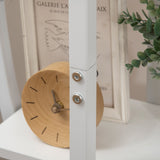 easycomfort easycomfort portafiori a 5 livelli a mezzaluna per interni ed esterni in mdf e acciaio 50x30x160 cm bianco