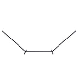 easycomfort easycomfort struttura portante per amaca supporto max. 120 kg in metallo nero 360x92x115cm ean 8054144131559