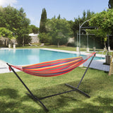 easycomfort easycomfort amaca da giardino autoportante in acciaio e cotone multicolor ean 8054144135168