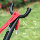 easycomfort easycomfort amaca da giardino autoportante in acciaio e cotone multicolor ean 8054144135168