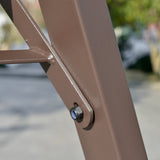 easycomfort easycomfort dondolo da giardino 2 posti con tettuccio regolabile e seduta traspirante 147x125x170cm