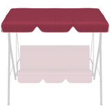 easycomfort easycomfort tettuccio di ricambio per dondolo in poliestere con protezione uv50 192x144cm rosso