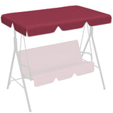 easycomfort easycomfort tettuccio di ricambio per dondolo in poliestere con protezione uv50 192x144cm rosso