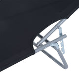 easycomfort easycomfort sdraio prendisole con tettuccio pieghvole schienale reclinabile nero ean 8054111842884