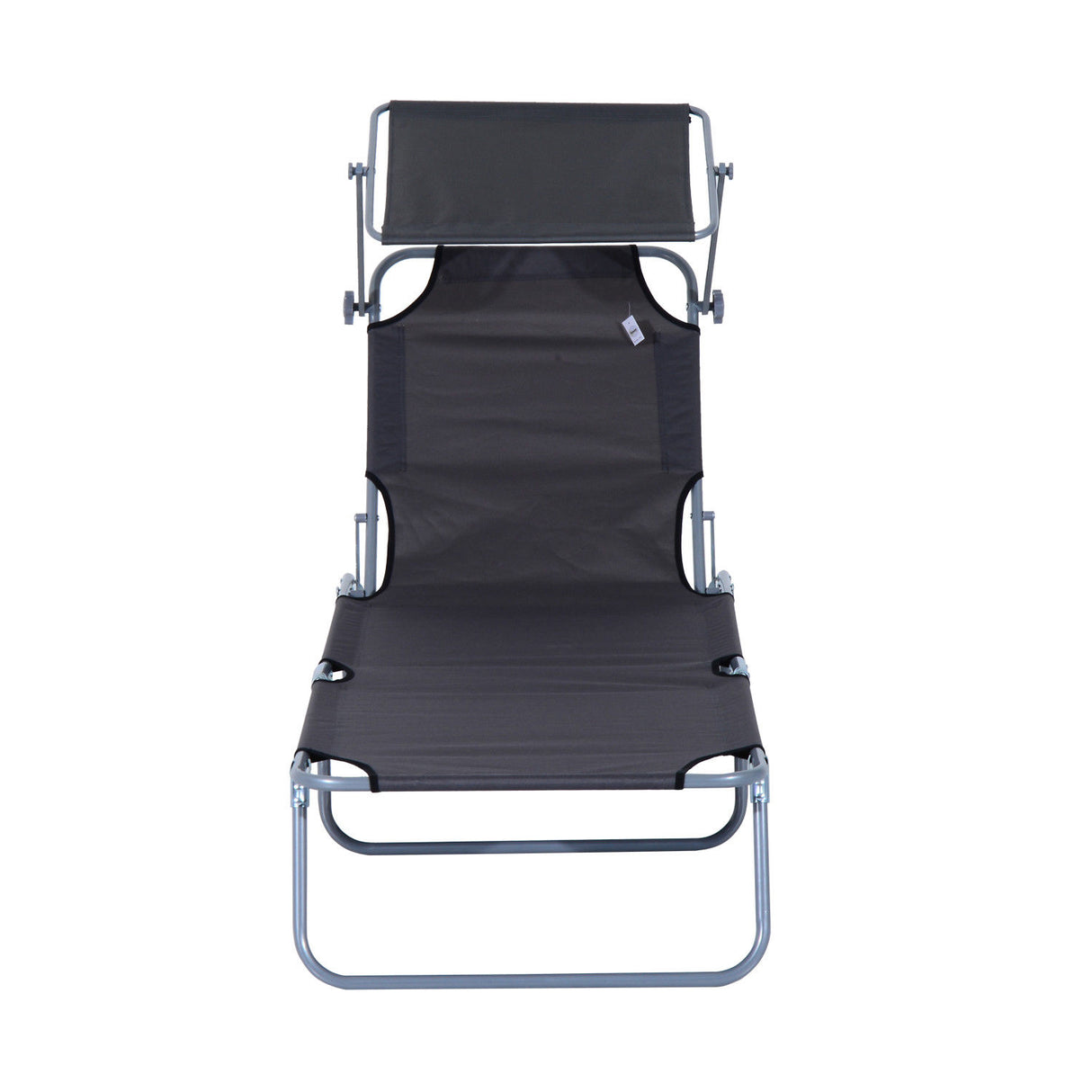 easycomfort easycomfort sdraio prendisole con tettuccio pieghvole schienale reclinabile grigio ean 8054111841856