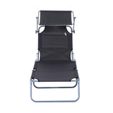 easycomfort easycomfort sdraio prendisole con tettuccio pieghvole schienale reclinabile grigio ean 8054111841856