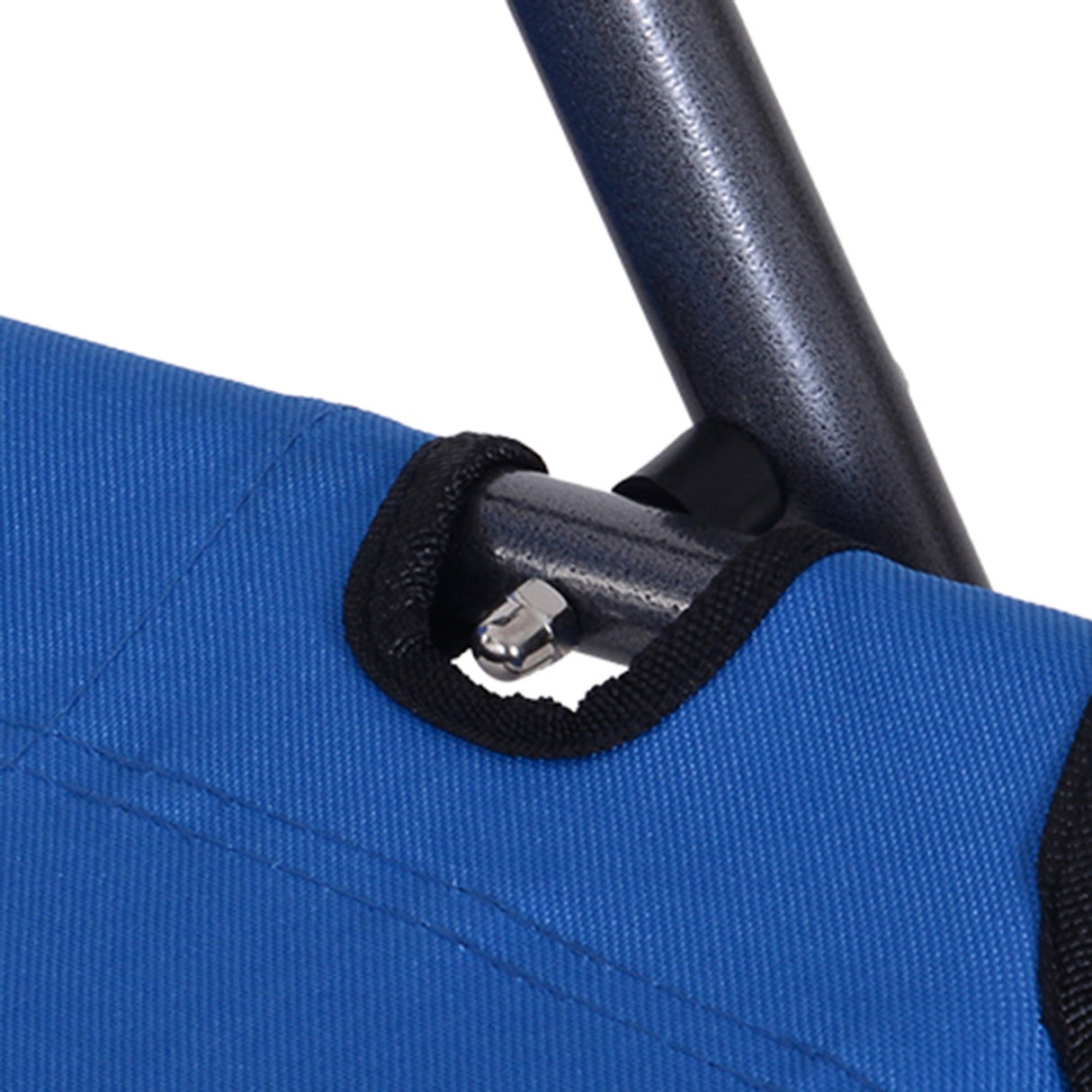 easycomfort easycomfort lettino sdraio pieghevole e richiudibile da giardino in tessuto oxford 135x60x89cm blu