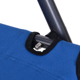 easycomfort easycomfort lettino sdraio pieghevole e richiudibile da giardino in tessuto oxford 135x60x89cm blu