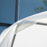 easycomfort easycomfort lettino sdraio prendisole matrimoniale con tettuccio regolabile crema ean 8054144131696