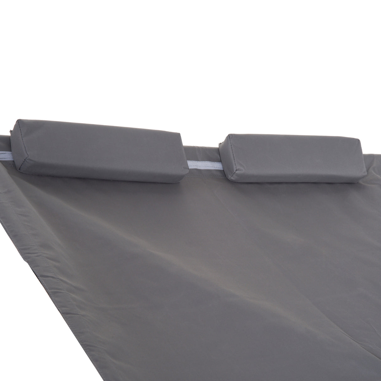 easycomfort easycomfort lettino sdraio prendisole matrimoniale con tettuccio regolabile grigio ean 8054144137810