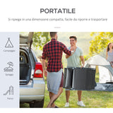 easycomfort easycomfort sdraio prendisole relax reclinabile pieghevole con cuscino giardino grigio ean 8054144132914