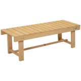 easycomfort easycomfort panchina da esterni impermeabile 2 posti in legno di abete 110x38x35cm ean 8054144130538