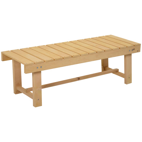 easycomfort easycomfort panchina da esterni impermeabile 2 posti in legno di abete 110x38x35cm ean 8054144130538