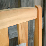 easycomfort easycomfort panchina da giardino a dondolo 2 posti con braccioli in legno di abete ean 8055776913285