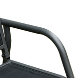 easycomfort easycomfort panchina a dondolo da giardino 3 posti in metallo e tessuto traspirante ean 8054144134567