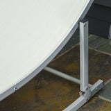 easycomfort easycomfort set 2 sdraio da giardino pieghevoli lettino prendisole in alluminio e texteline beige 61x165x63cm ean 8055776911137