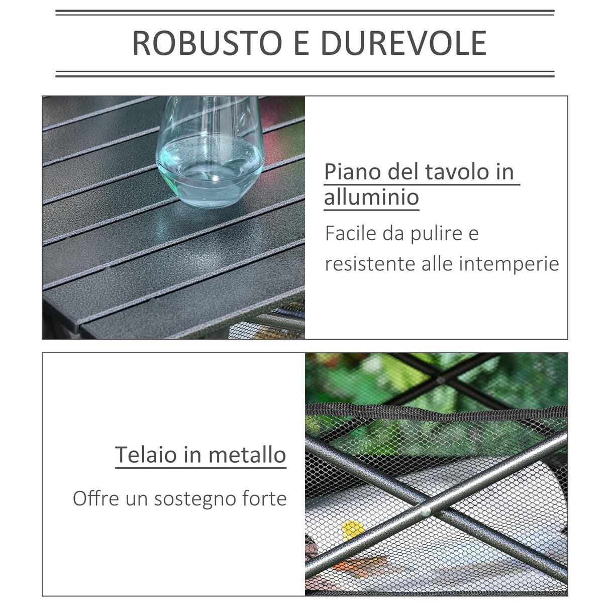 easycomfort easycomfort tavolo da campeggio pieghevole e arrotolabile con borsa da viaggio nera ean 8054144132945