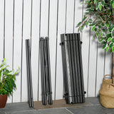 easycomfort easycomfort tavolo da campeggio pieghevole e arrotolabile con borsa da viaggio nera ean 8054144132945