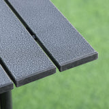 easycomfort easycomfort tavolo da campeggio pieghevole e arrotolabile con borsa da viaggio nera ean 8054144132945