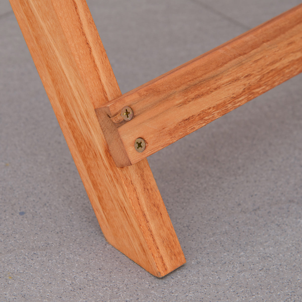 easycomfort easycomfort set 3 pezzi tavolo e sedie da giardino pieghevoli in legno per esterni terrazzo picnic o campeggio salvaspazio e compatto teak