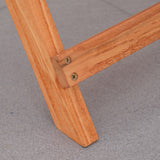 easycomfort easycomfort set 3 pezzi tavolo e sedie da giardino pieghevoli in legno per esterni terrazzo picnic o campeggio salvaspazio e compatto teak