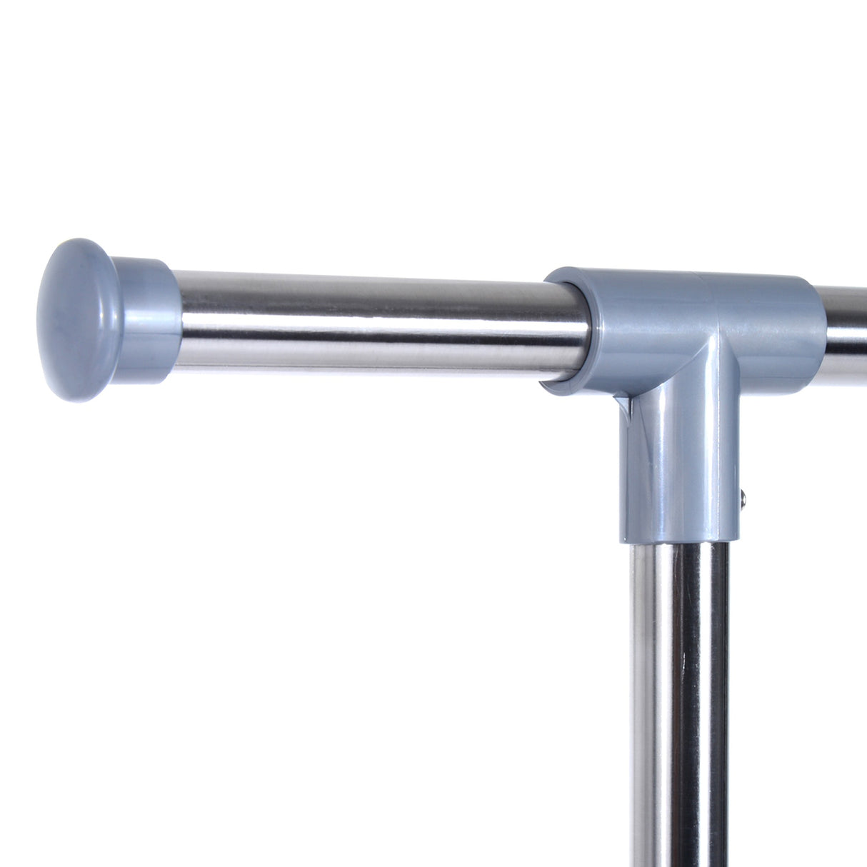 easycomfort easycomfort stender appendiabiti con altezza ed estensione regolabili 4 ruote girevoli acciaio inox e abs 165x48x180cm