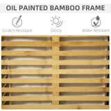 easycomfort easycomfort cesto portabiancheria in bambu con coperchio e sacca in poliestere removibile e lavabile 44x37x62 5 cm color legno